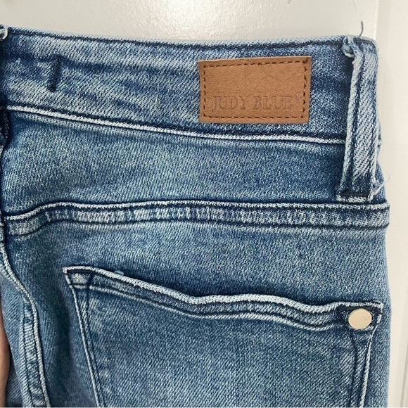 Judy Blue Relaxed Fit Blue High Waist Jeans in Sz 1/25 - Picture 7 of 9